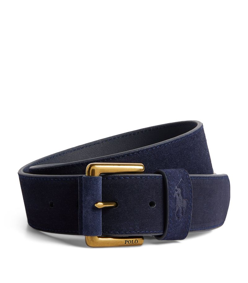 Polo Ralph Lauren Polo Ralph Lauren Suede Polo Pony Belt