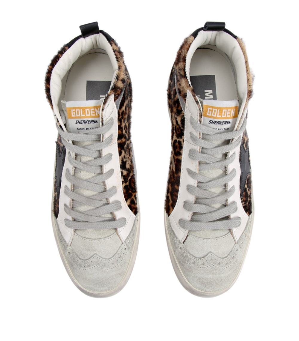 Golden Goose Golden Goose Leather Mid Star Sneakers