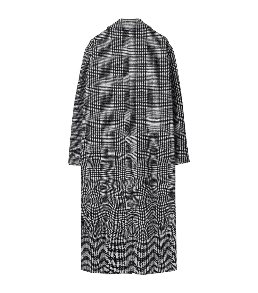 Burberry Burberry Warped Houndstooth Car Coat