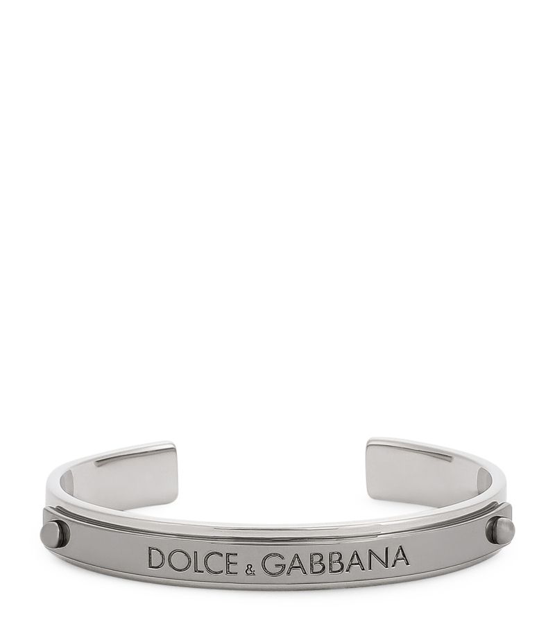 Dolce & Gabbana Dolce & Gabbana Logo-Engraved Bangle