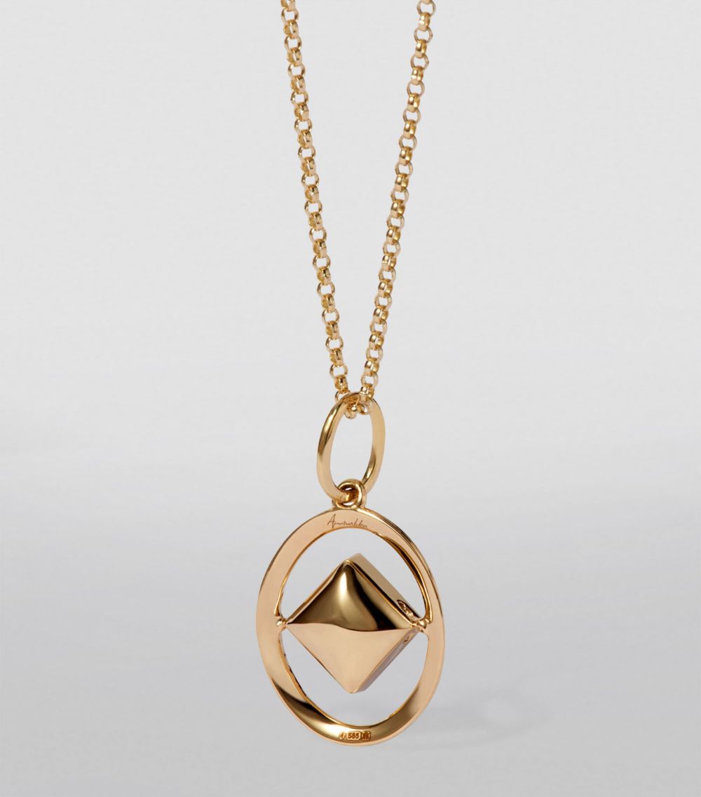 Annoushka Annoushka Yellow Gold And Diamond Birthstone Necklace