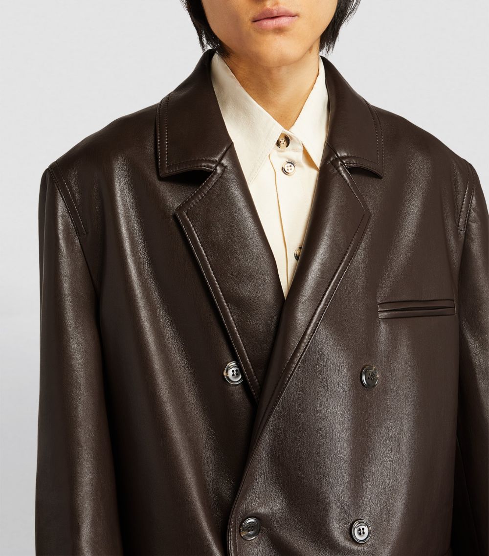 Nanushka Nanushka Faux Leather Overcoat