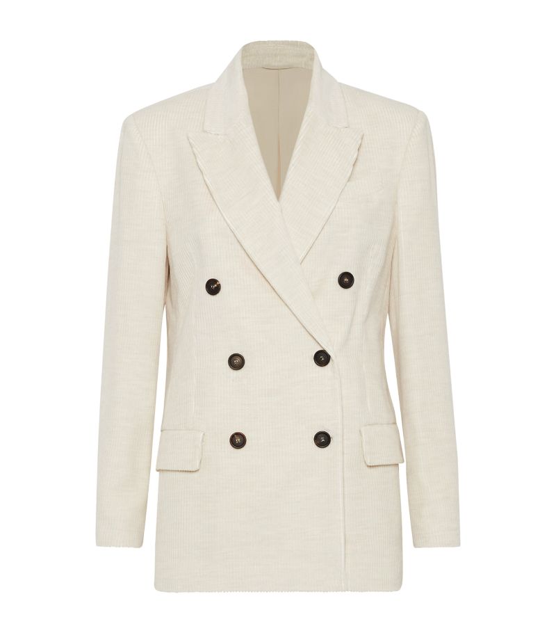 Brunello Cucinelli Brunello Cucinelli Corduroy Blend Blazer