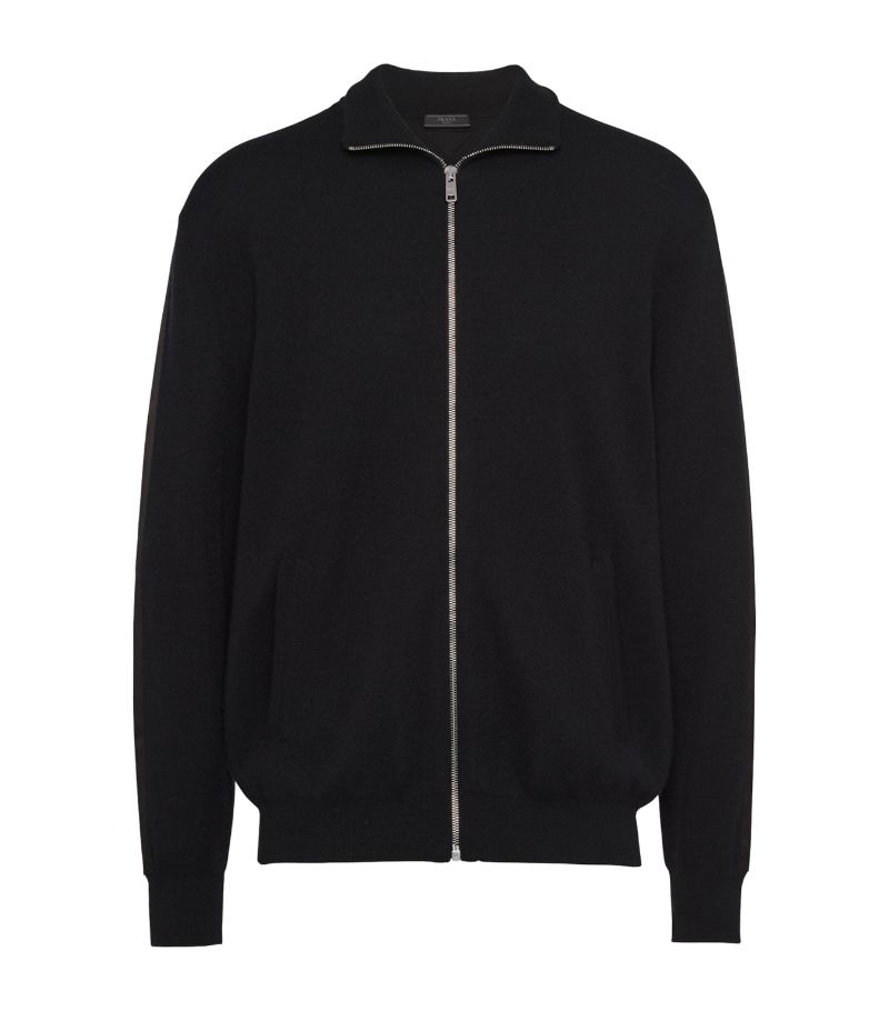 Prada Prada Cashmere Zip-Up Cardigan