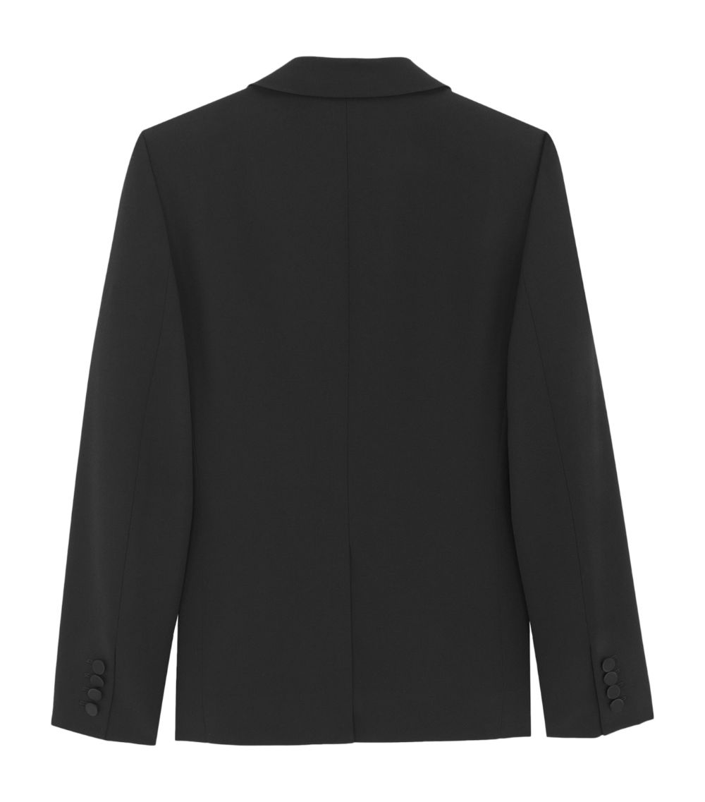 Saint Laurent Saint Laurent Virgin Wool Tuxedo Jacket