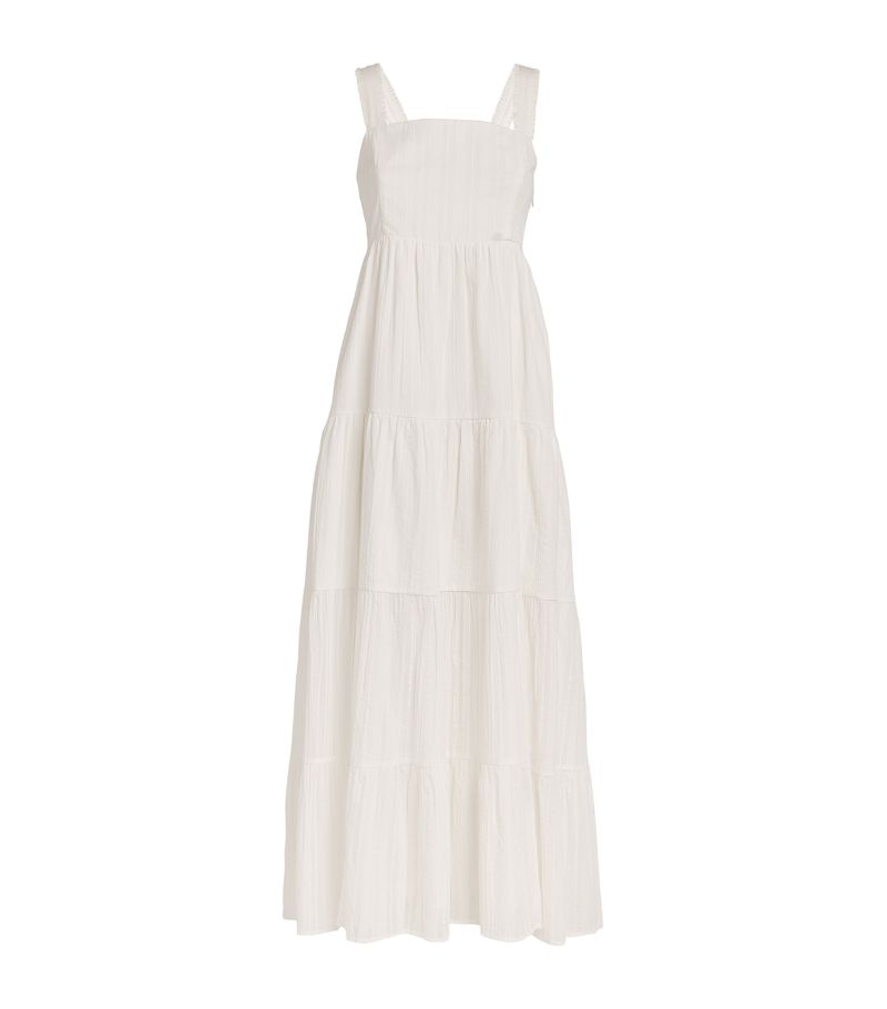 Paige Paige Cotton-Gauze Ginseng Maxi Dress