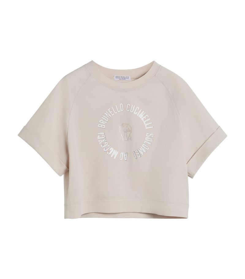 Brunello Cucinelli Kids Brunello Cucinelli Kids Circular Logo T-Shirt (4-12 Years)