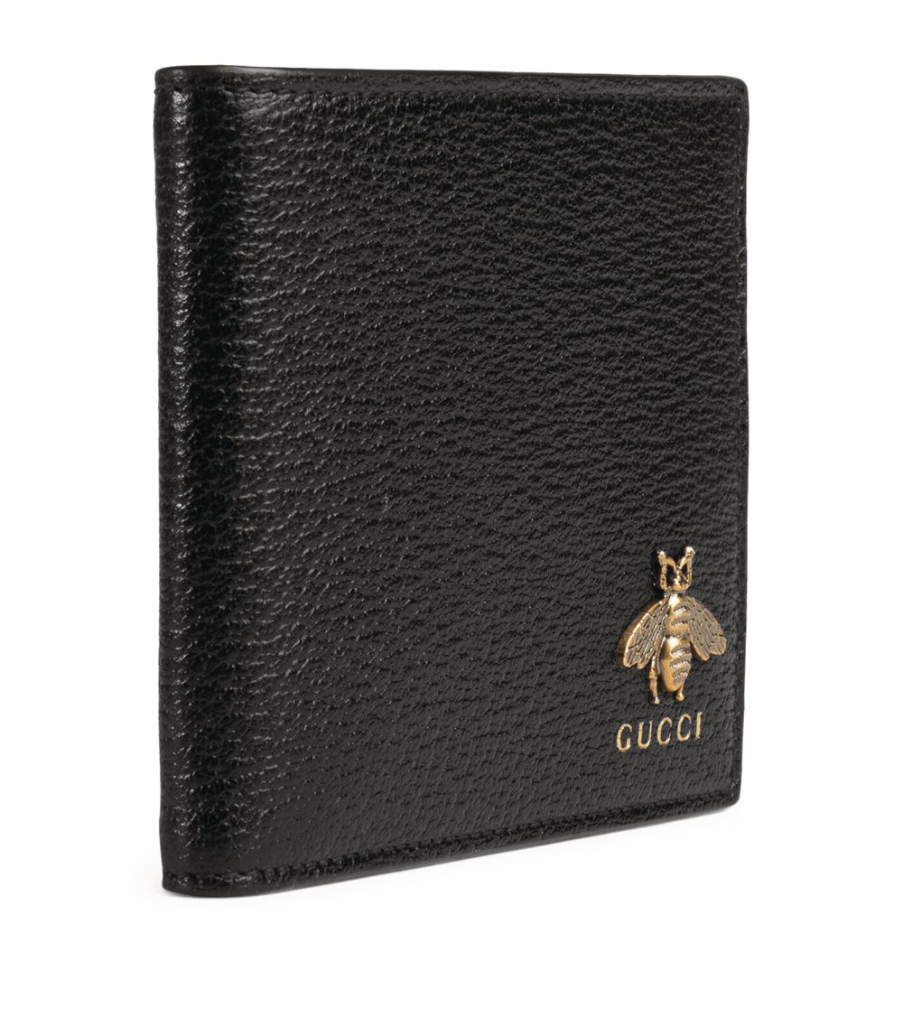 Gucci Gucci Leather Animalier Wallet