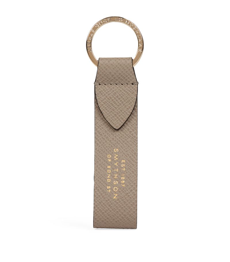 Smythson Smythson Leather Panama Keyring