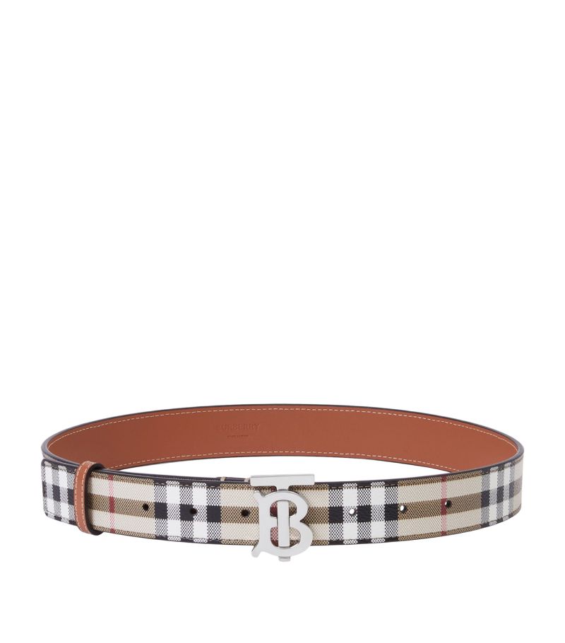 Burberry Burberry Reversible Tb Monogram Belt