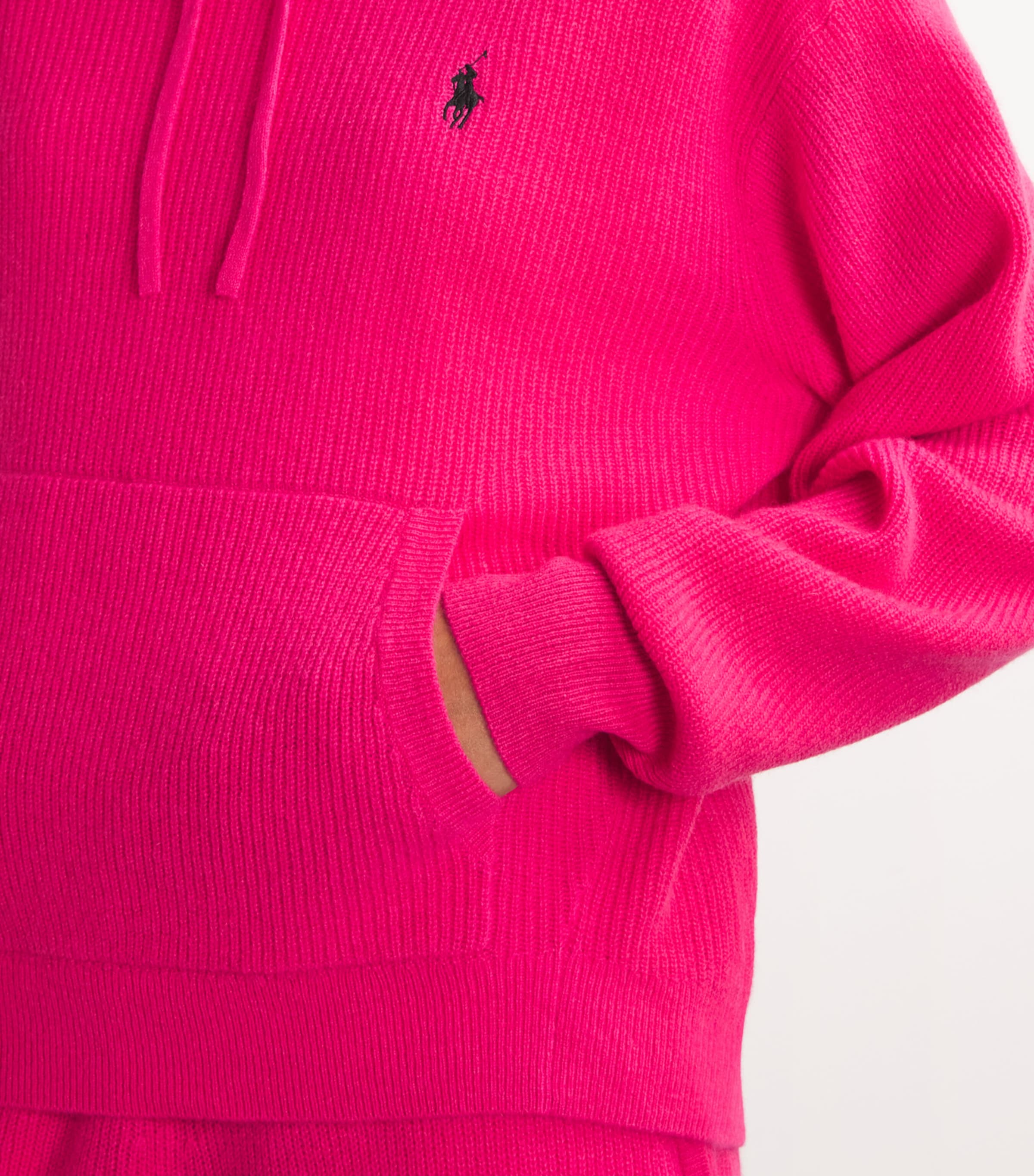 Polo Ralph Lauren Polo Ralph Lauren Washable Cashmere Pink Pony Hoodie