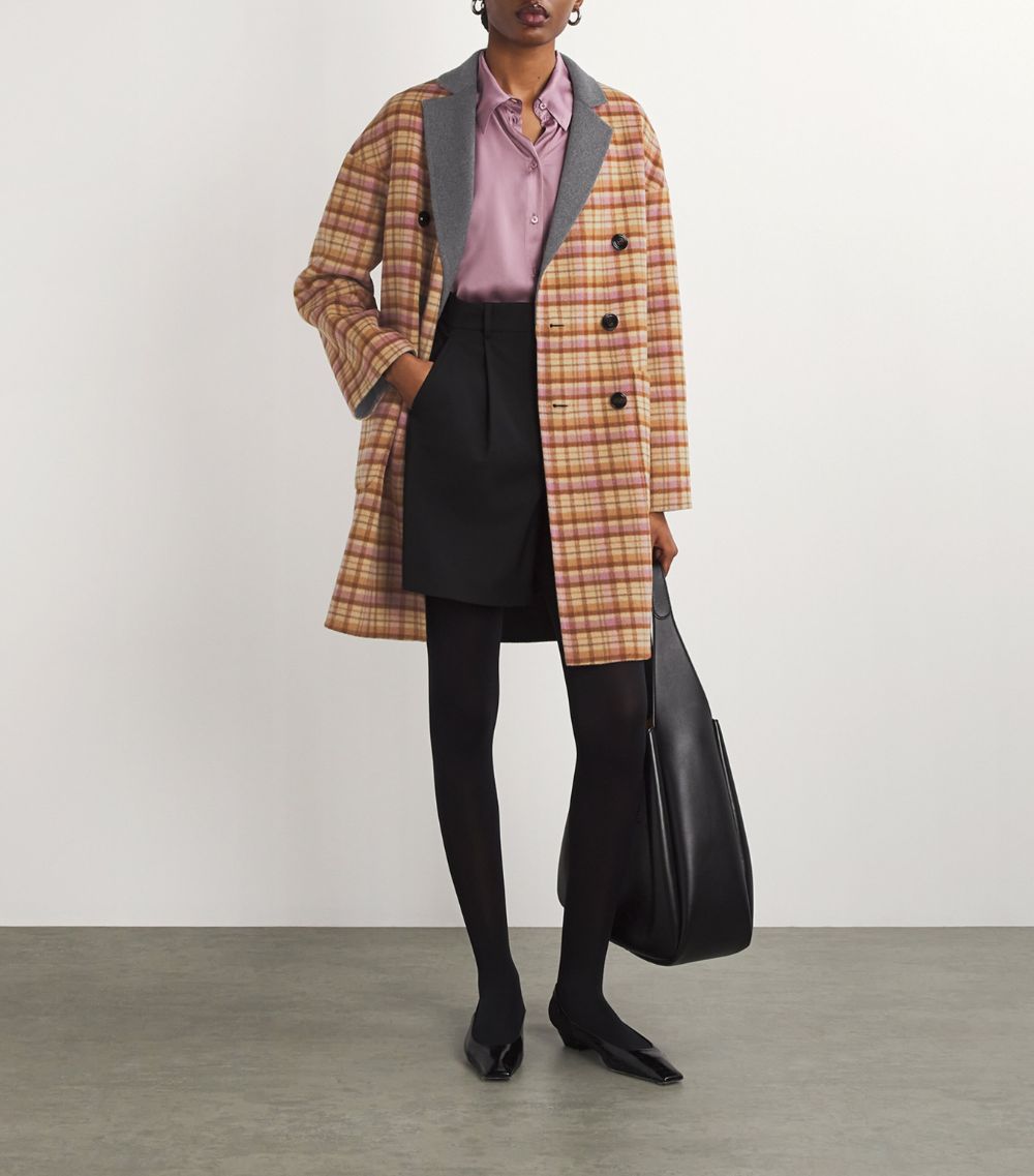 Max & Co. Max & Co. Wool-Blend Reversible Coat