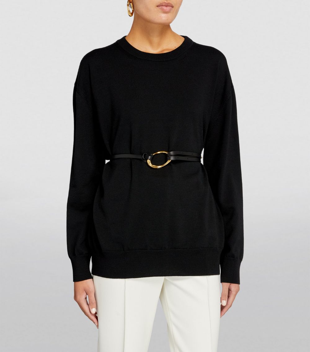 Jil Sander Jil Sander Calfskin Ring Belt