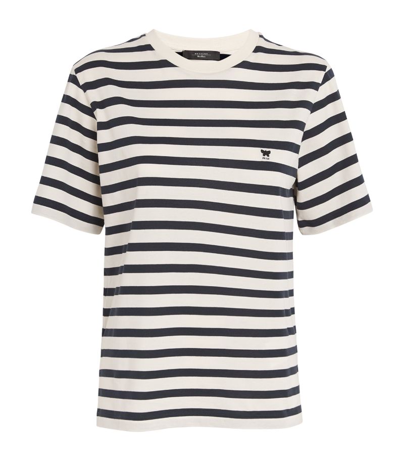 Weekend Max Mara Weekend Max Mara Cotton Striped T-Shirt