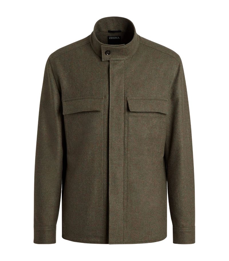 zegna Zegna Oasi Cashmere Overshirt