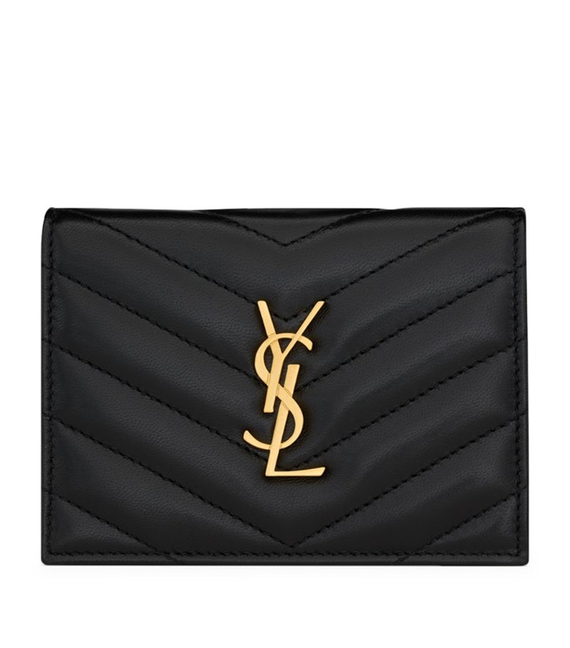 Saint Laurent Saint Laurent Monogram Metalassé Bifold Wallet