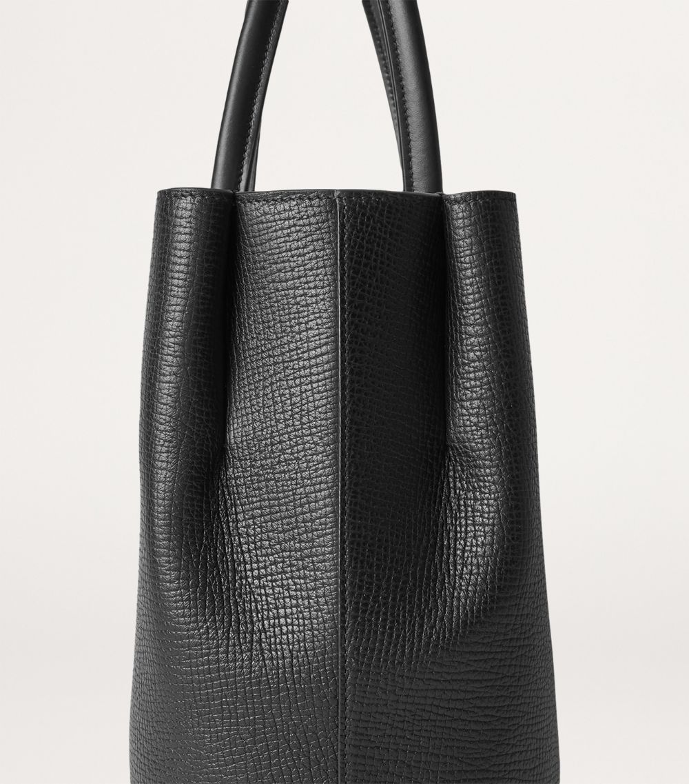 Smythson Smythson Small Leather Day Tote Bag