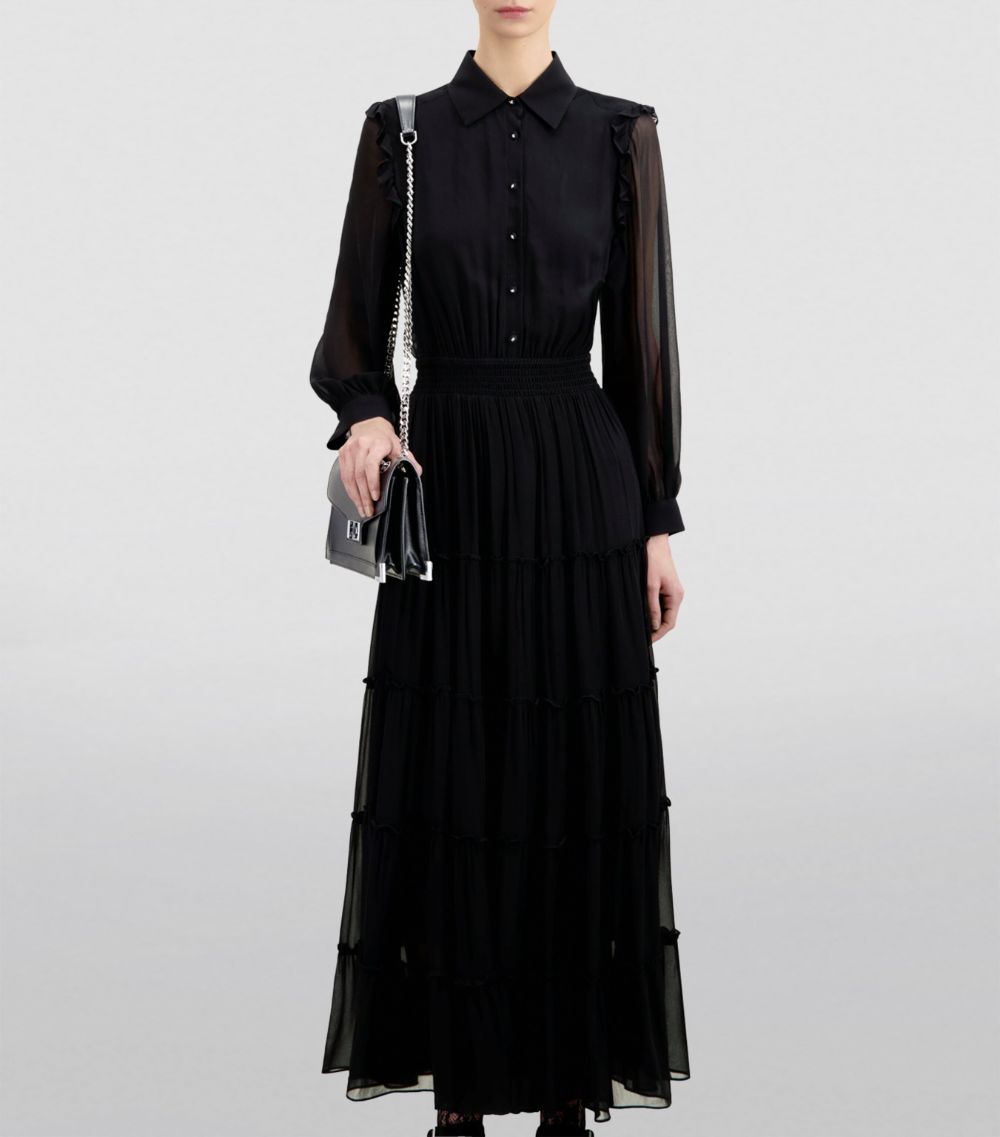 The Kooples The Kooples Ruffled Maxi Dress