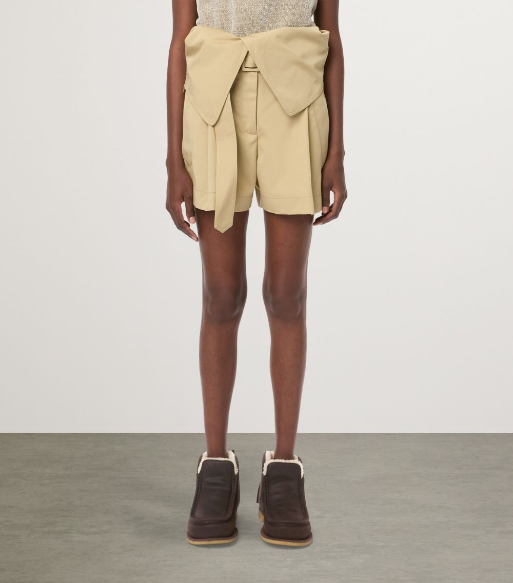 Jw Anderson Jw Anderson Fold-Over Trench Shorts