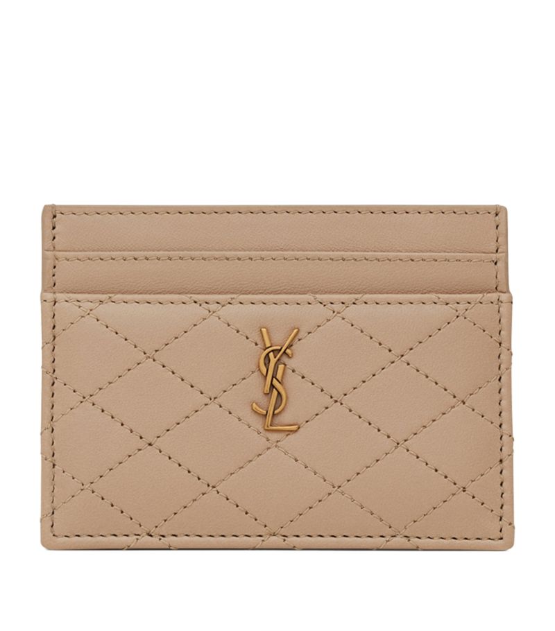 Saint Laurent Saint Laurent Leather Gaby Card Holder