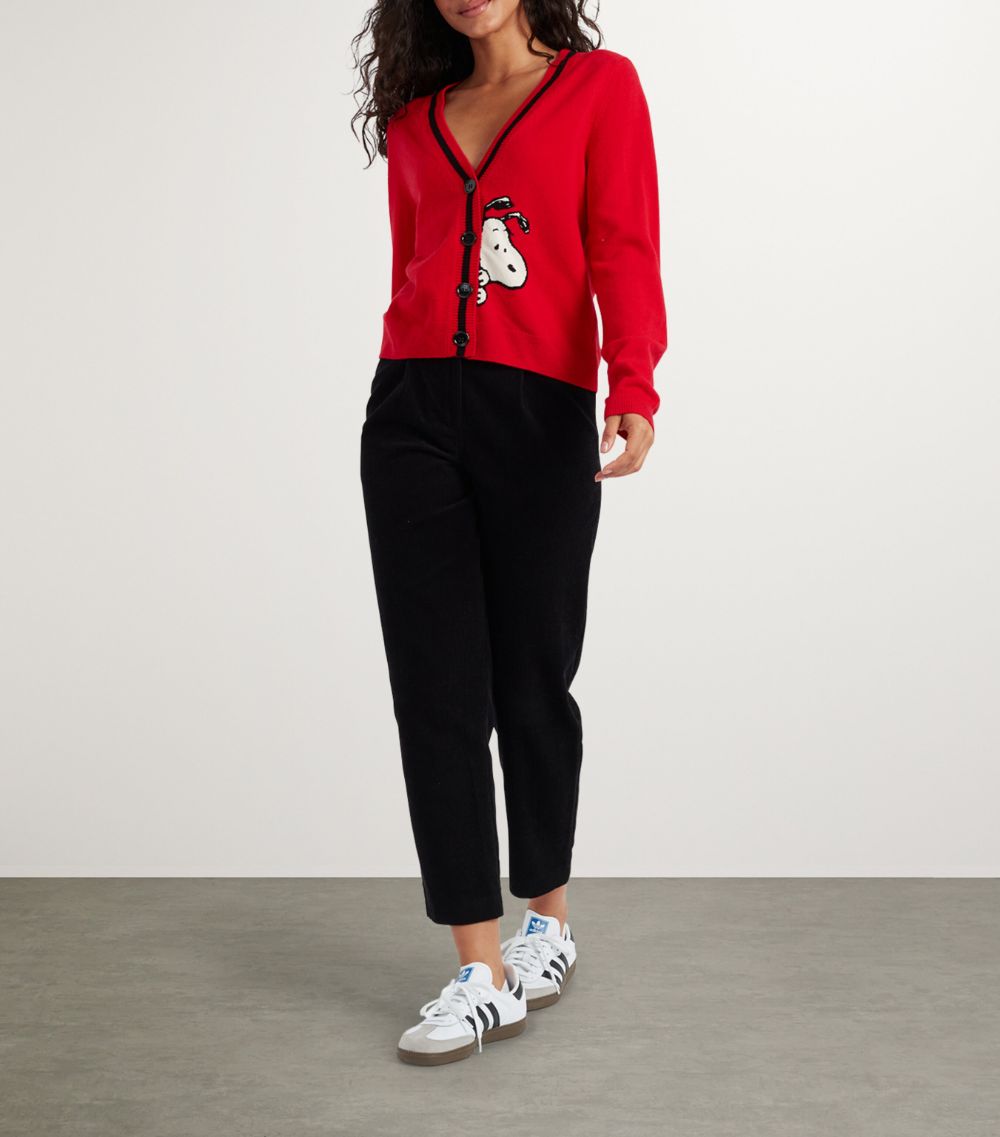 Chinti & Parker Chinti & Parker X Peanuts Wool-Cashmere Cardigan