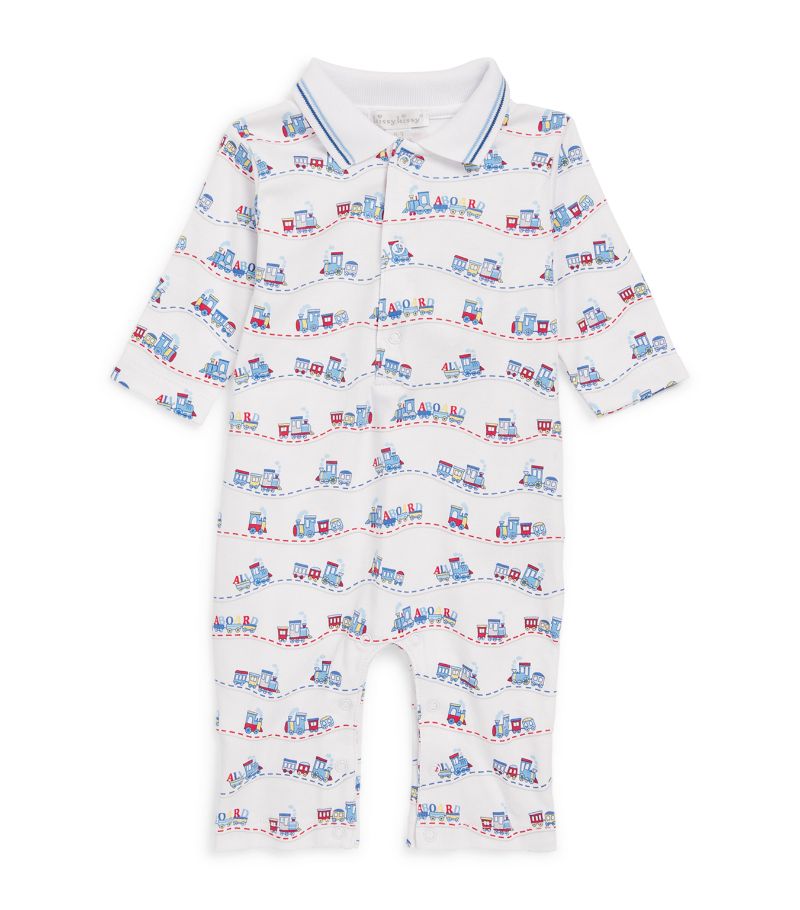 Kissy Kissy Kissy Kissy Collared Rambling Railroad All-In-One (0-24 Months)