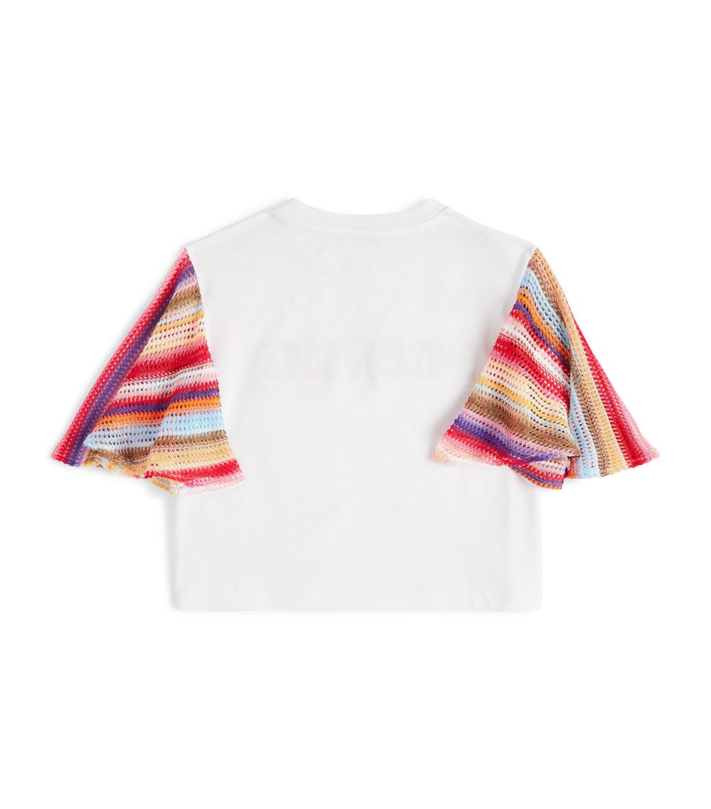 Missoni Kids Missoni Kids Cotton Striped-Sleeve Dress (4-14 Years)