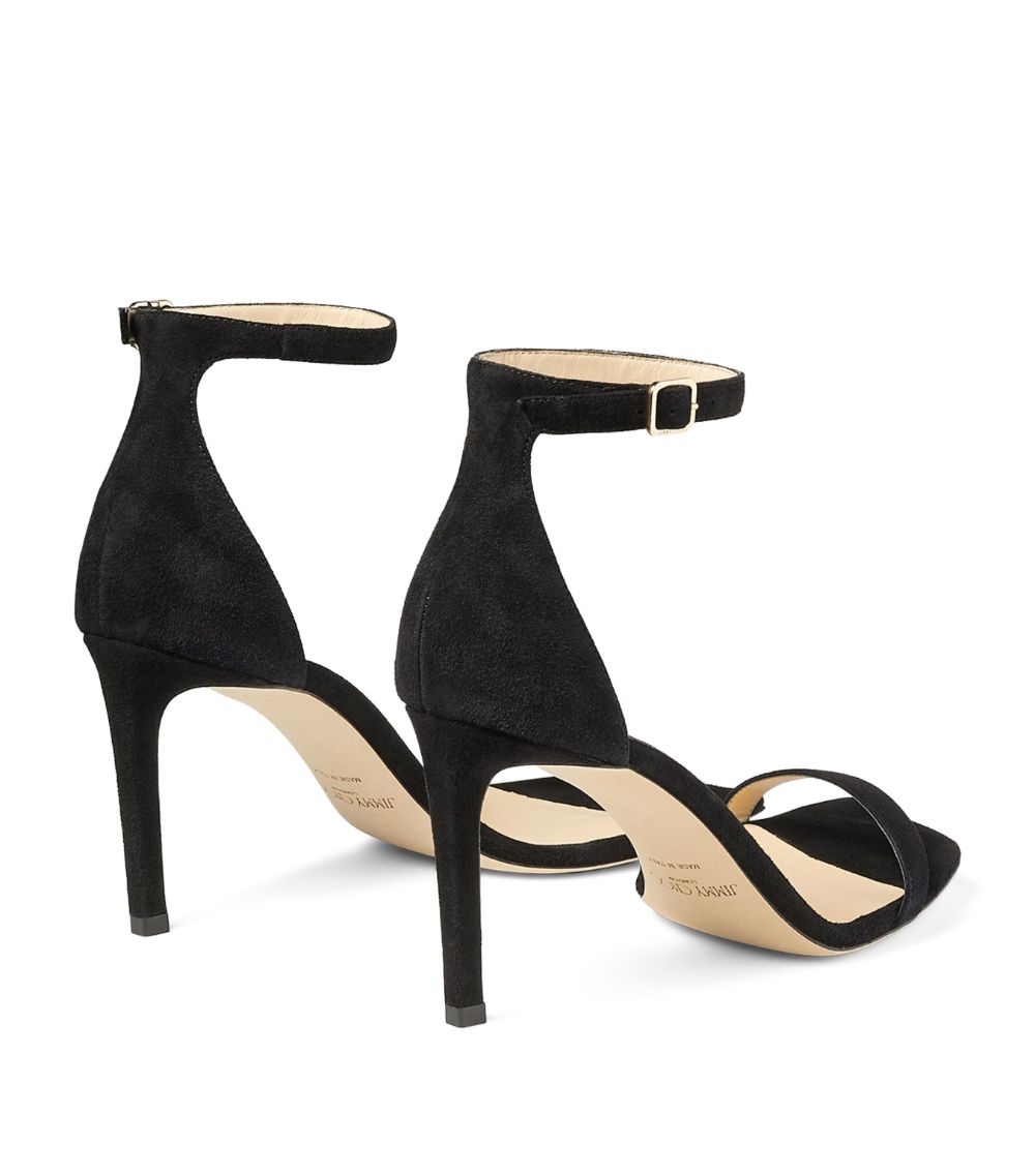 Jimmy Choo Jimmy Choo Alva 85 Suede Sandals