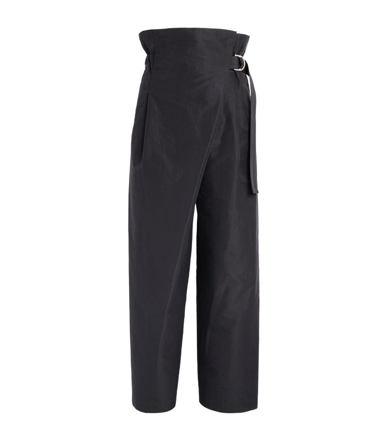 Issey Miyake Issey Miyake Wrapped Enfold Wide-Leg Trousers