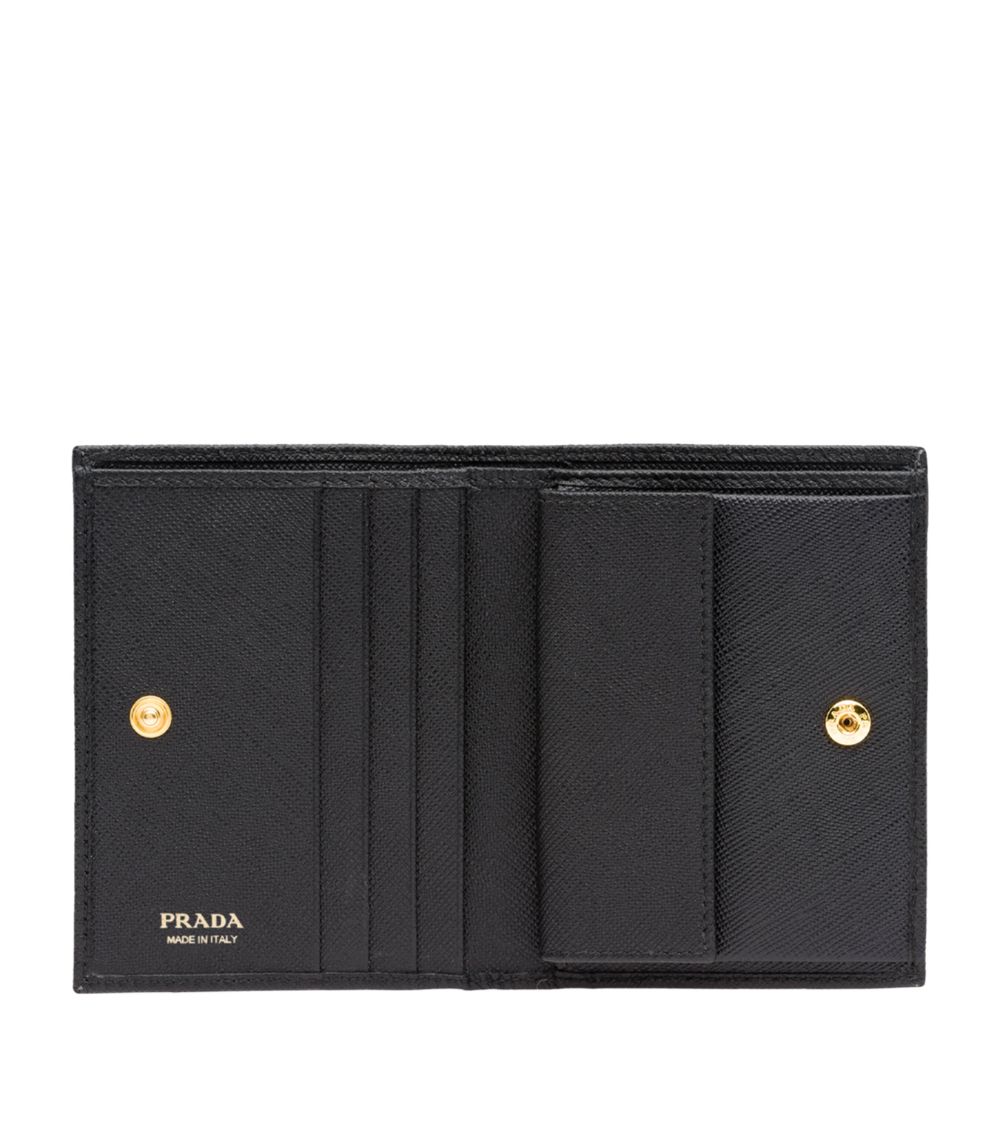 Prada Prada Small Saffiano Leather Bifold Wallet