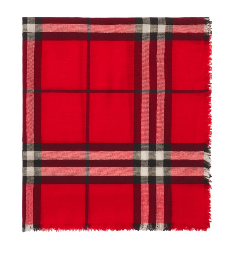 Burberry Burberry Wool Check Scarf