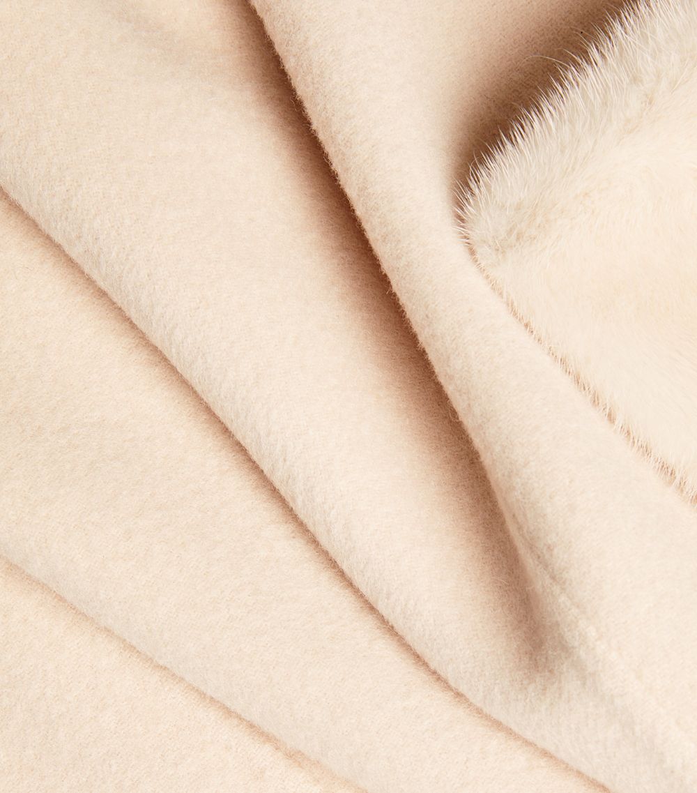 Yves Salomon Yves Salomon Cashmere-Wool Wrap-Around Coat