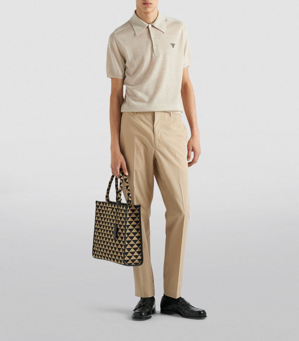 Prada Prada Cashmere Polo Shirt