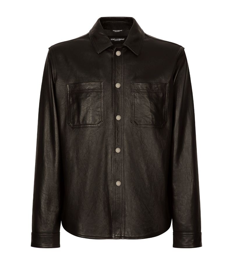 Dolce & Gabbana Dolce & Gabbana Leather Shirt