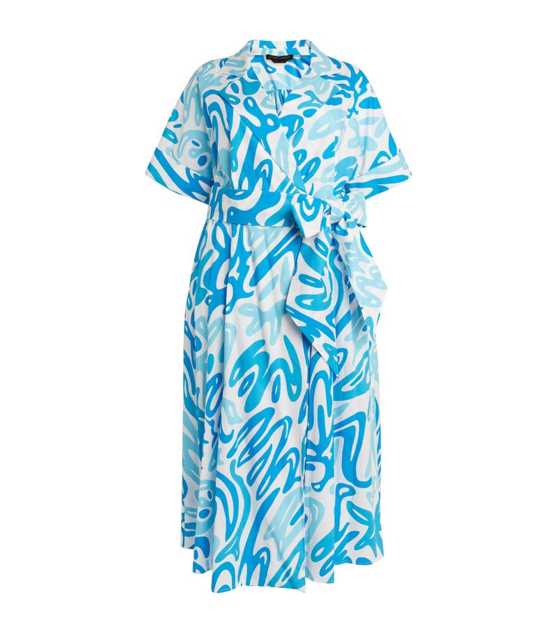 Marina Rinaldi Marina Rinaldi Belted Maxi Wrap Dress