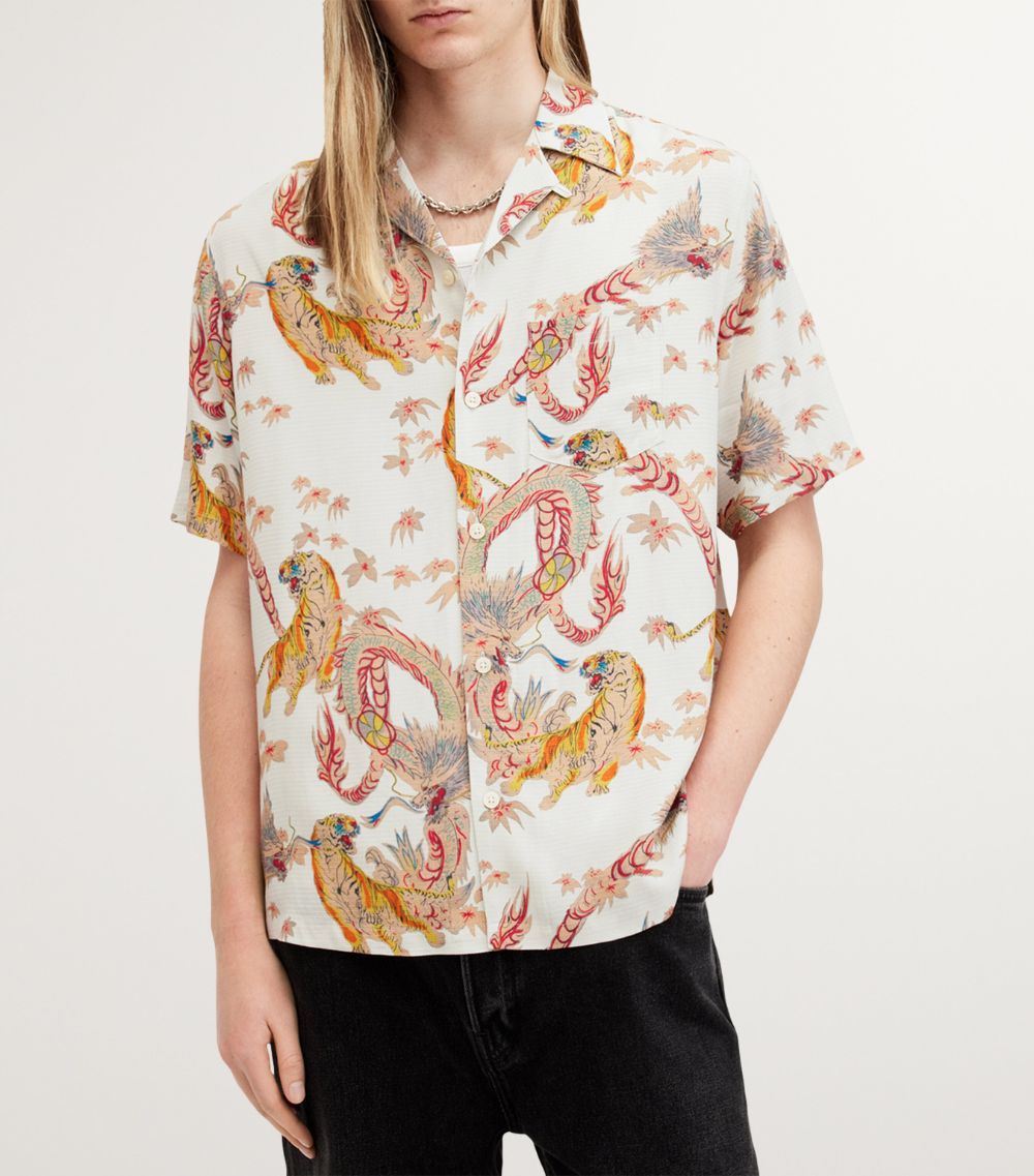 Allsaints Allsaints Dragon Print Shirt