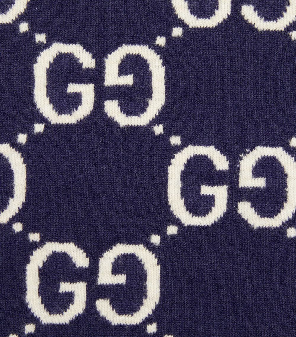 Gucci Gucci Wool Gg Jacquard Sweater