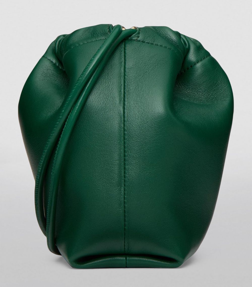 VALENTINO GARAVANI Valentino Garavani Mini Leather Vlogo Pouf Bucket Bag