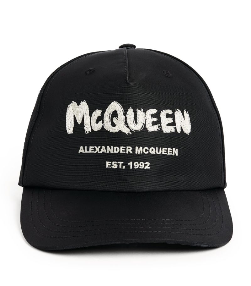 Alexander McQueen Alexander Mcqueen Mcqueen Graffiti Baseball Cap