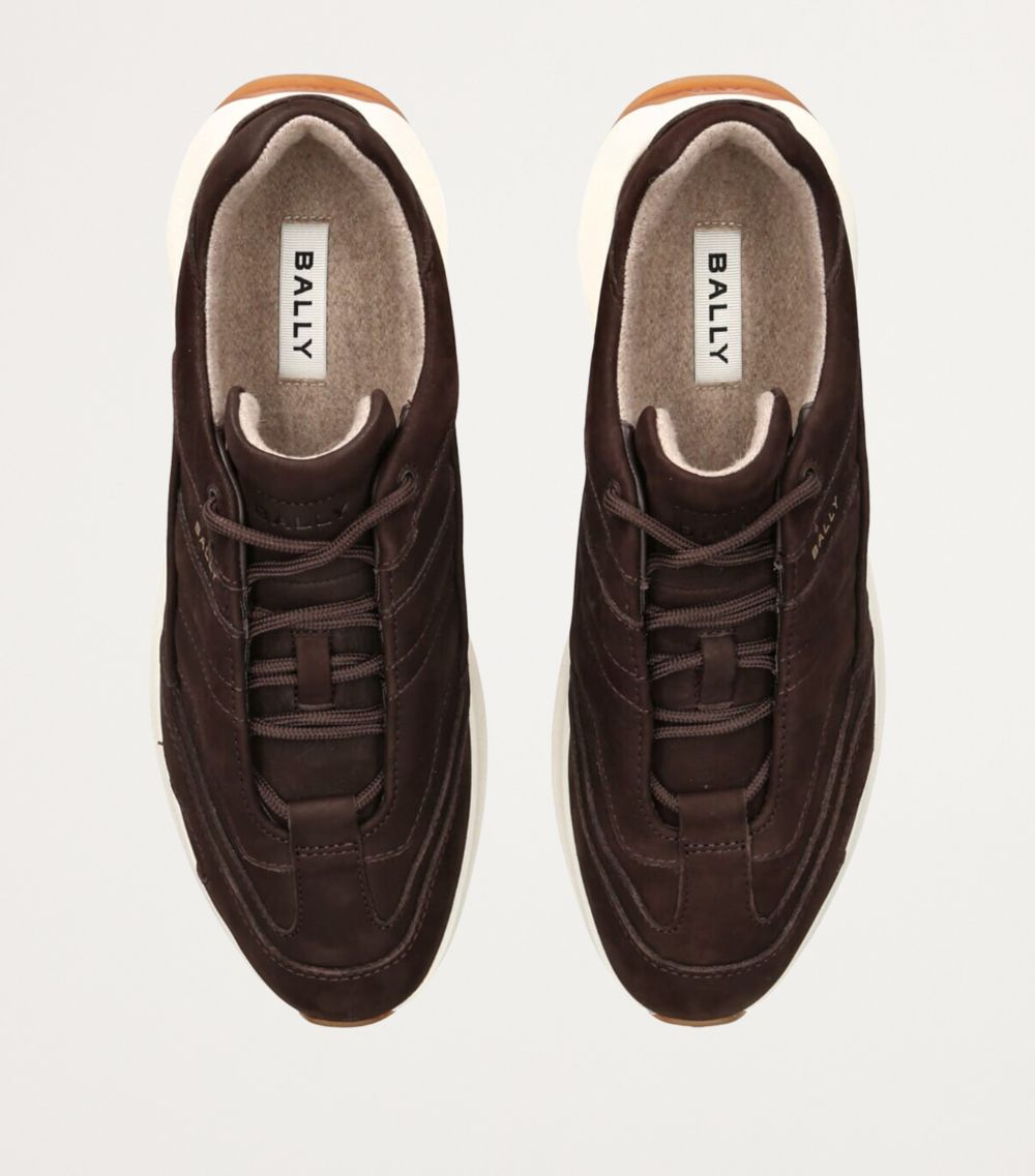 BALLY Bally Nubuck Leather Outline Sneakers