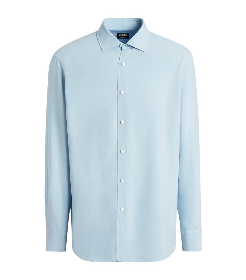 zegna Zegna Silk Garment-Dyed Shirt