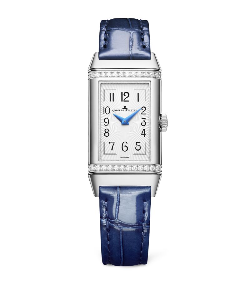 Jaeger-Lecoultre Jaeger-Lecoultre Stainless Steel And Diamond Reverso One Duetto Watch 20Mm