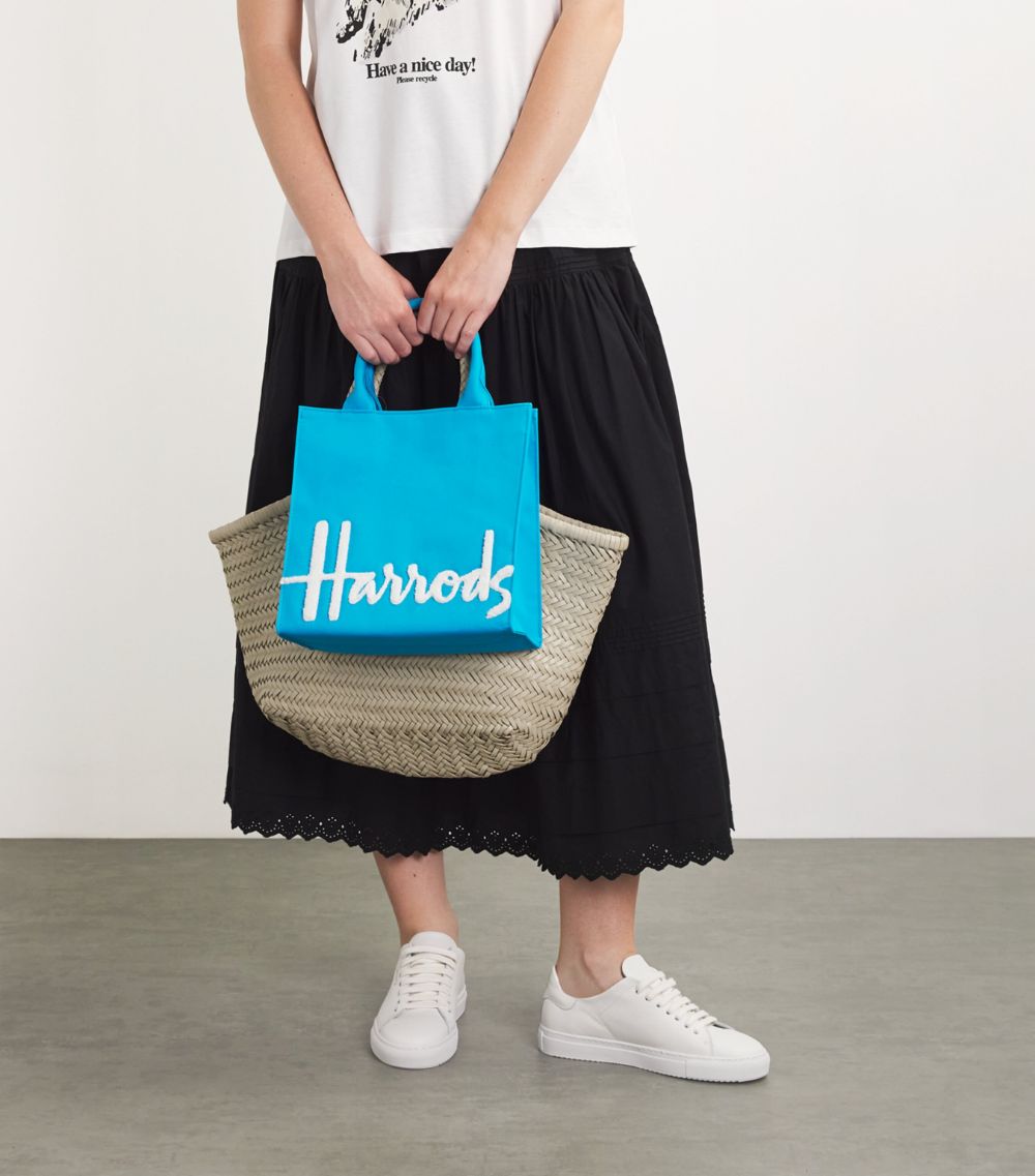 Harrods Harrods Small Cotton Logo Tote Bag