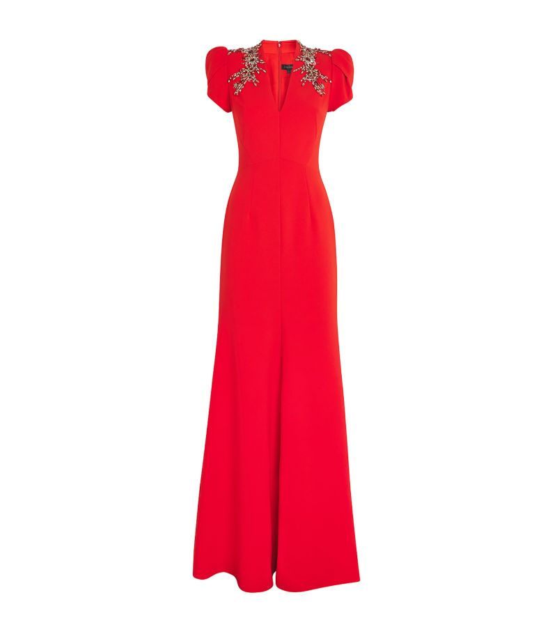 Jenny Packham Jenny Packham Embellished Aries Gown