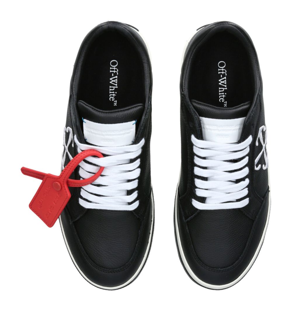 OFF-WHITE Off-White Leather New Vulcanized Low-Top Sneakers