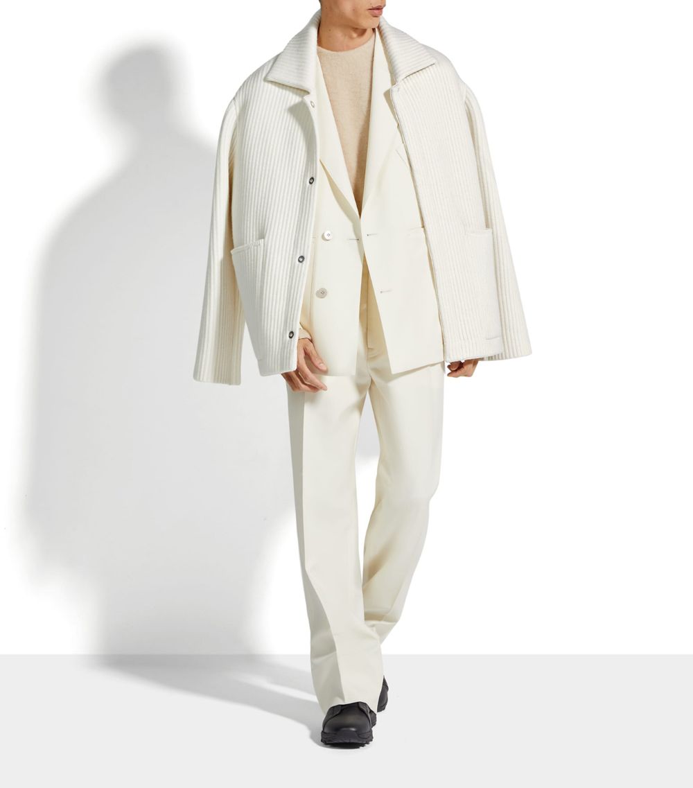 zegna Zegna Wool-Cashmere Chore Jacket