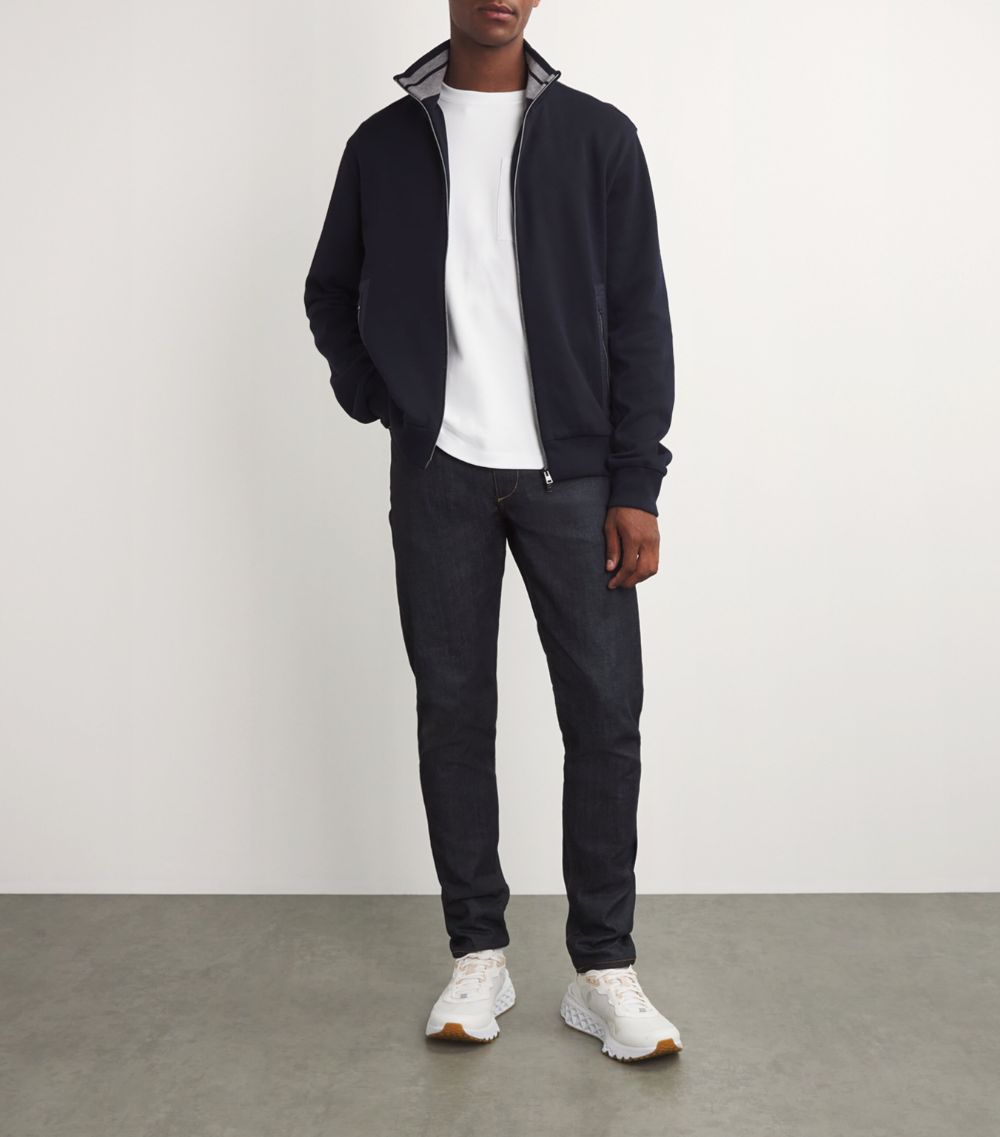 Herno Herno Virgin Wool Zip-Up Sweater