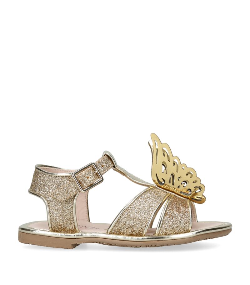 Sophia Webster Mini Sophia Webster Mini Leather Glitter Celeste Sandals