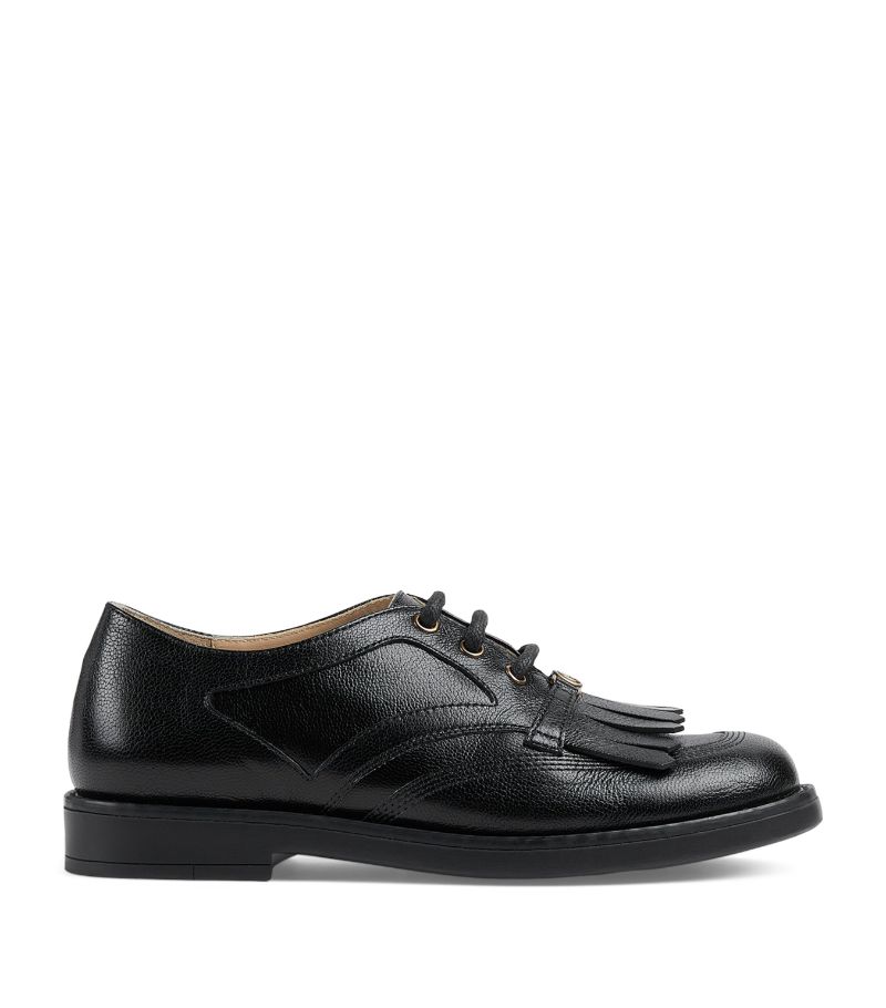 Gucci Gucci Kids Leather Gg Brogues