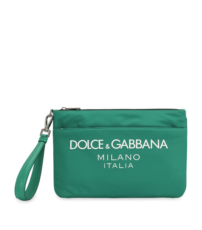 Dolce & Gabbana Dolce & Gabbana Nylon Logo Pouch